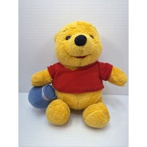 Vintage 1994 Disney Mattel Winnie the Pooh Plush Honey Pot  13" Tall‎
